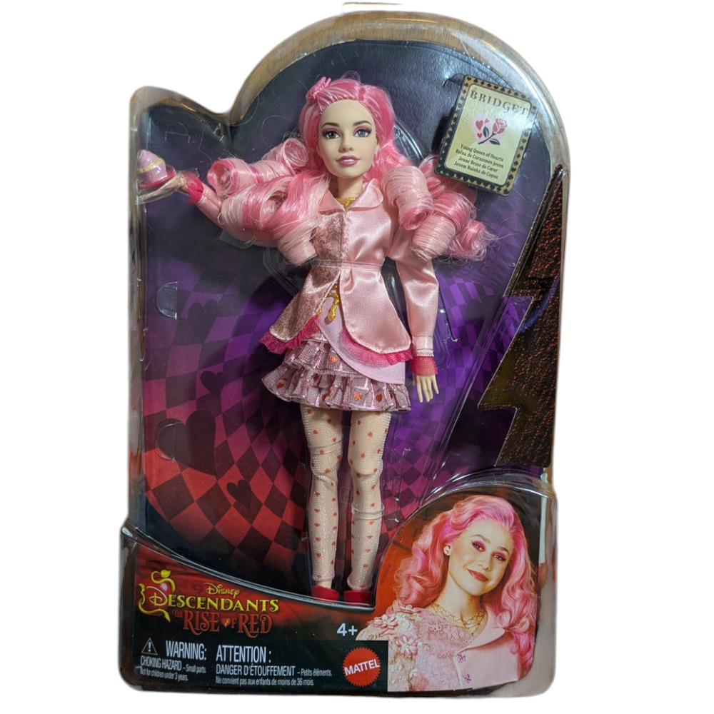 Disney Descendants: The Rise of Red - Bridget - Young Queen of Hearts Doll - New